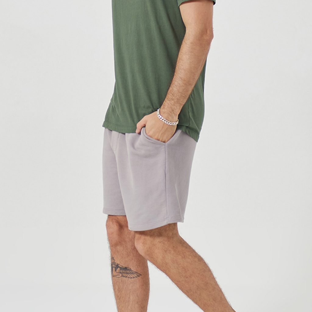 Shorts Casual Moletinho Masculino Cinza Espacial em Oferta na Shopee