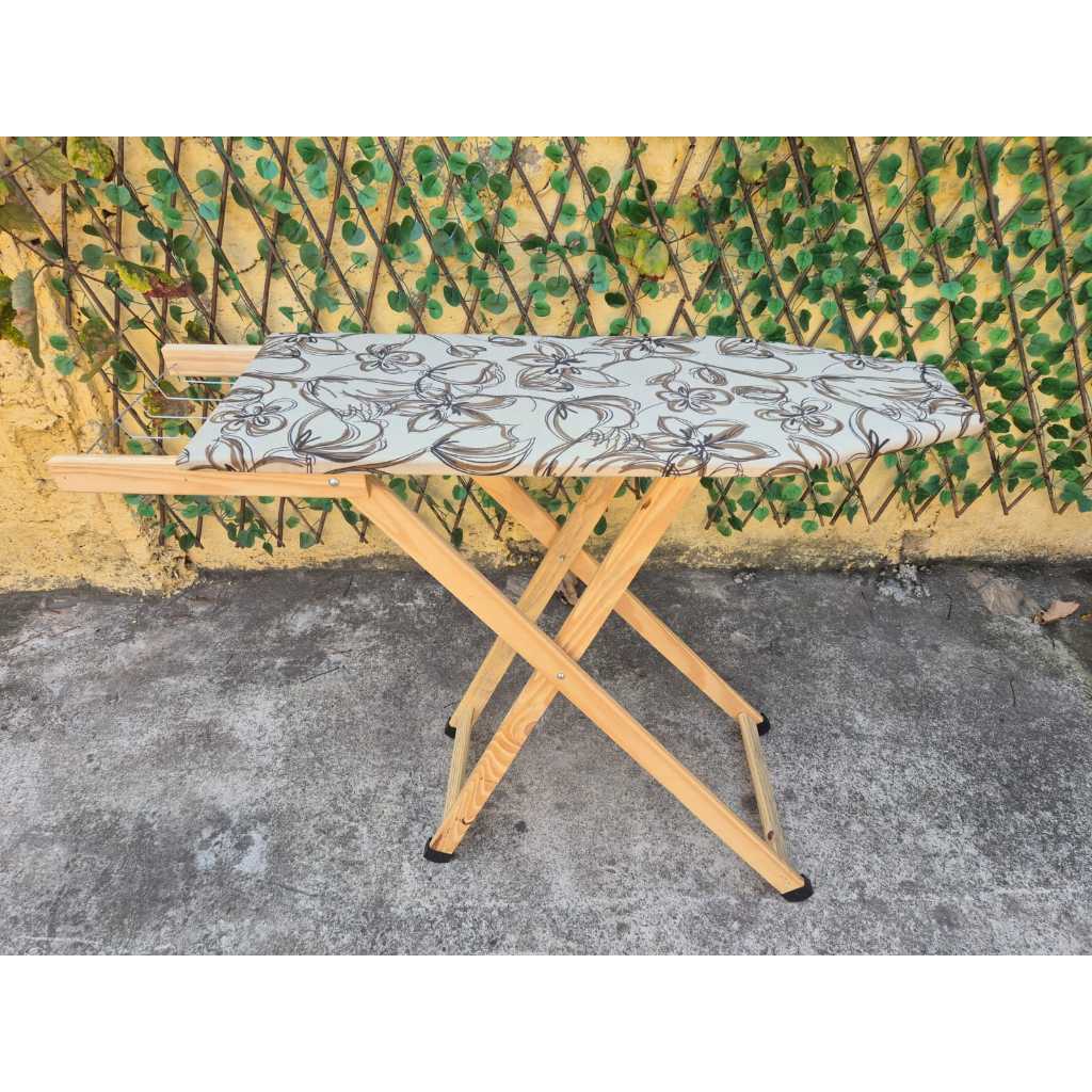 Tábua de Passar Roupa Mesa de Passar Com Suporte Para Ferro em Oferta na Shopee