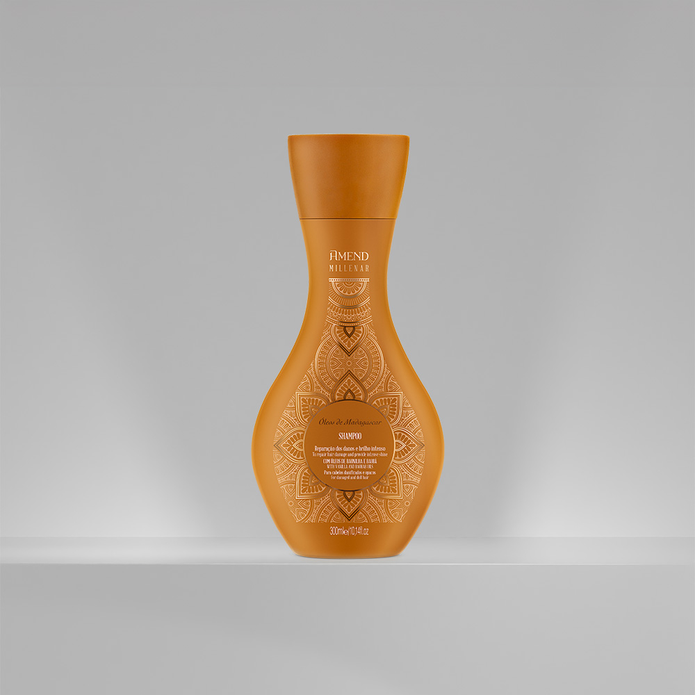Detalhes do Amend Kit Millenar Óleos de Madagascar Shampoo e Condicionador 300ml + Balm Selante 180g