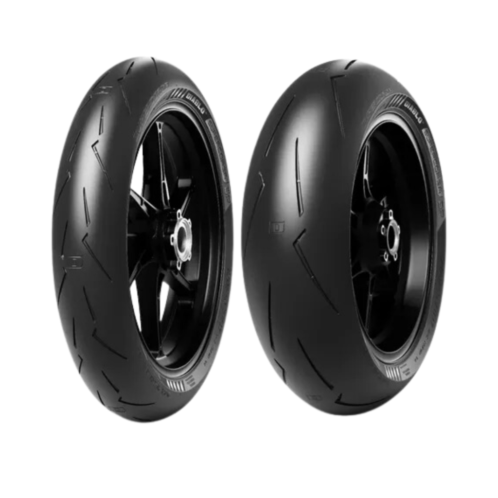 Par Pneu Moto 120/70r17 + 200/55r17 Diablo Super Corsa Spv4