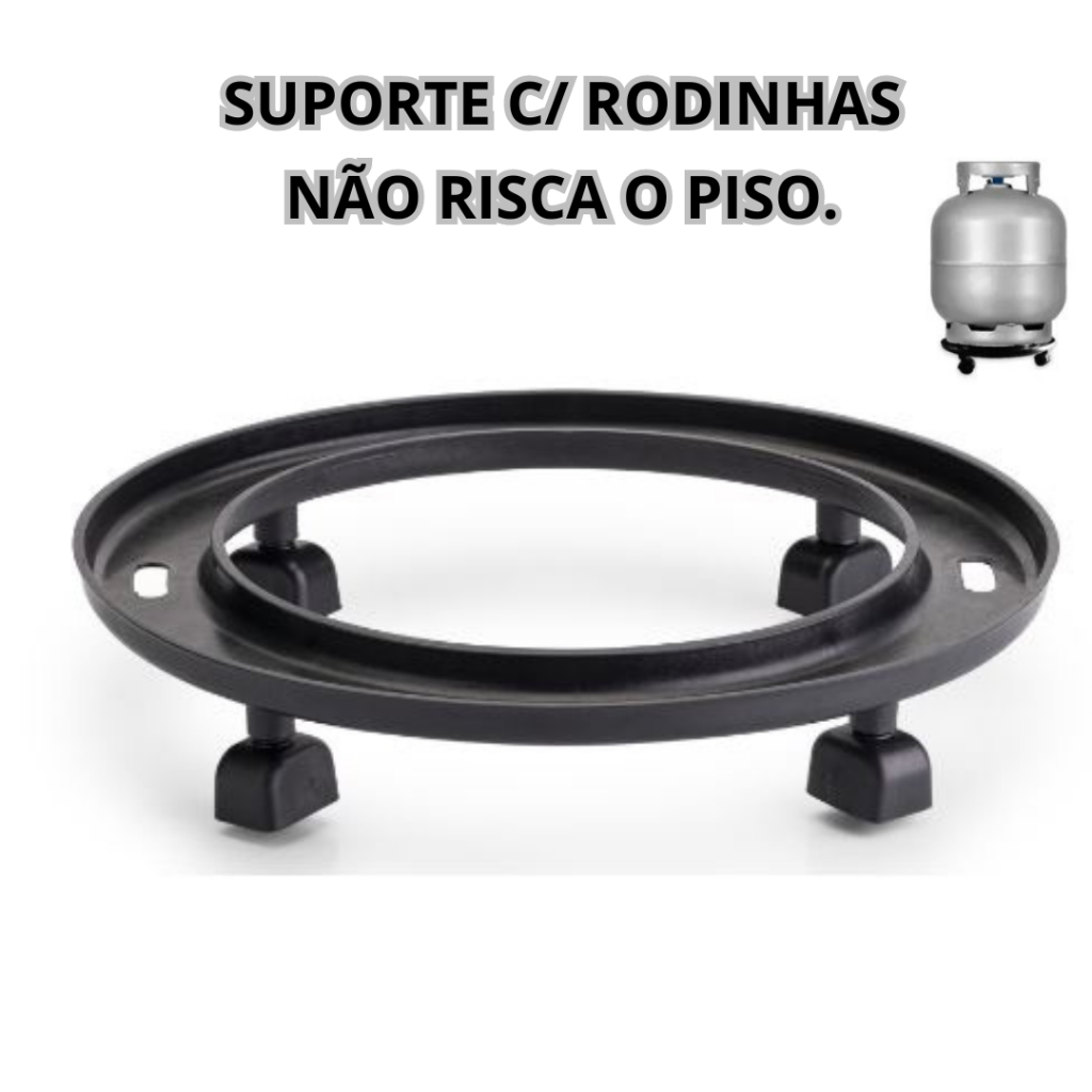 Suporte para Botijão de Gás Com Rodas Base Bujão de Gás Organizador Pé Base Botijão Gás Com Rodinhas em Oferta na Shopee