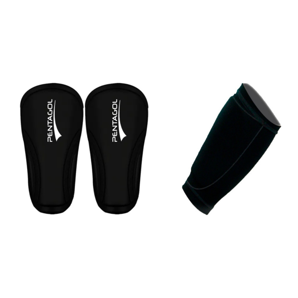 Kit Par Porta Suporte Caneleira E Caneleira Jogar Futebol