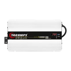 Fonte Carregadora Taramps Smart Charger 100 a 130 Amperes 100A 130A Inteligente Bateria Som Automotivo Bivolt 1850 W