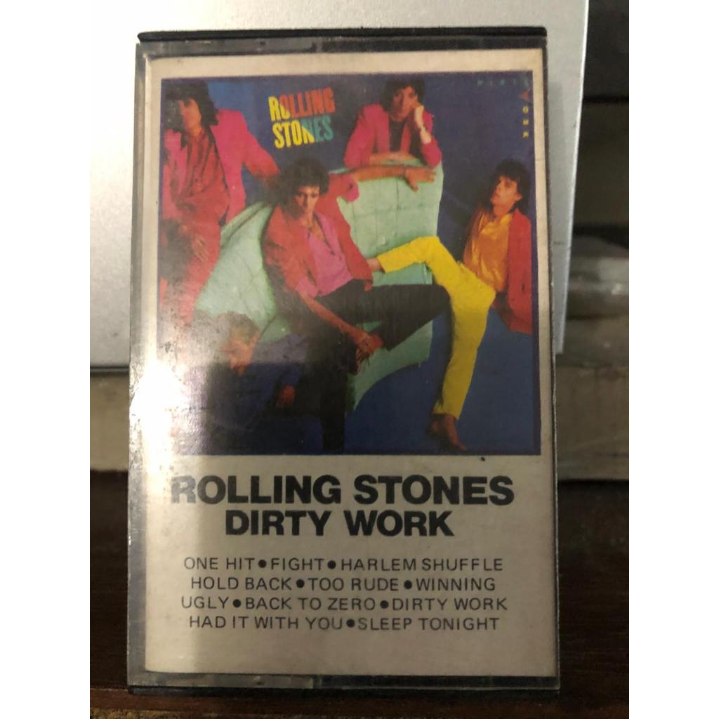 The Rolling Stones Dirty Work W cassete K7