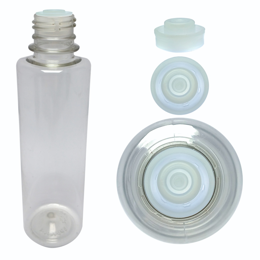 216 Frascos Plástico Cristal Pet 250ml Batoque 12 Furos Cos