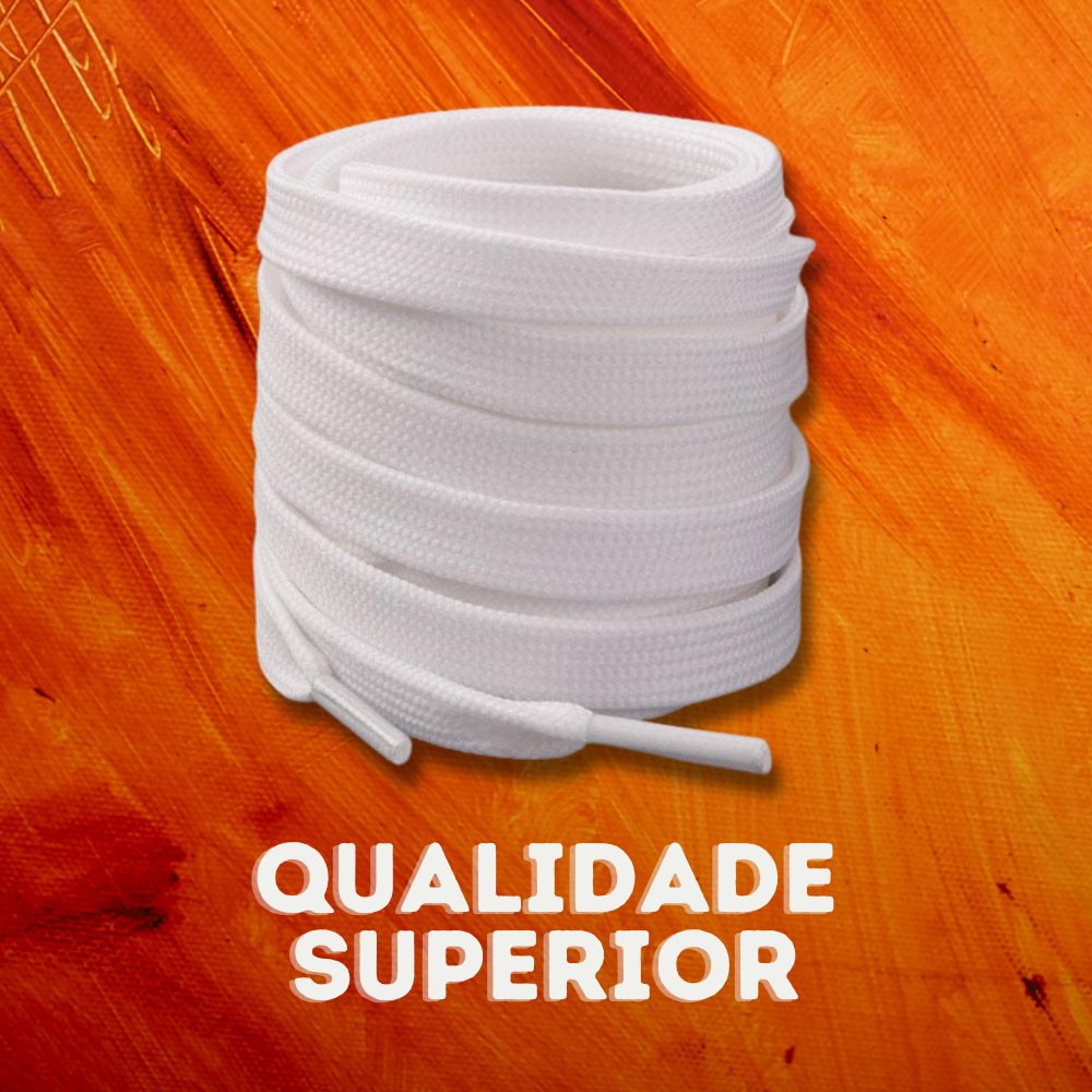 Kit 1/2/3 Pares Cadarço de Tenis 140cm Achatado Atacador Chato em Oferta na Shopee