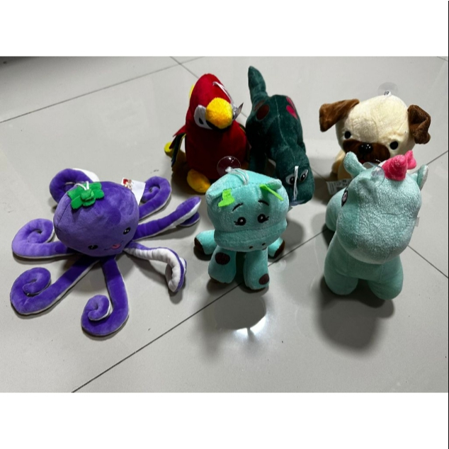 Brinquedos Ursinho De Pelúcia Urso Bichinho Animal Girafa Girafinha Dinossauro Unicórnio Cachorrinho Polvo 1 Unidade