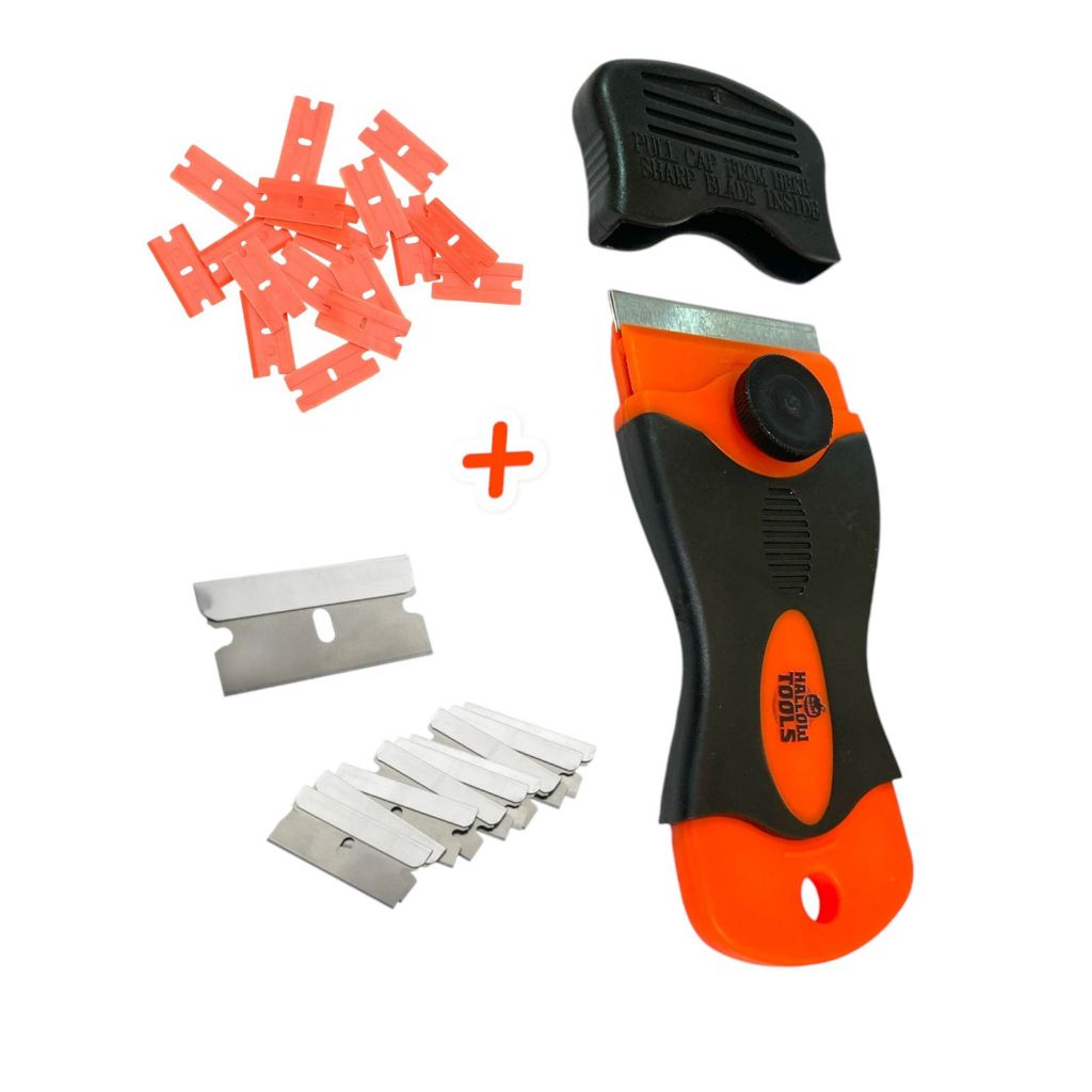 Raspador Ratinho 1 Face Kit Até 20 Lâminas - Hallow Tools