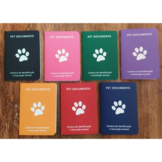 Carteira de Vacinação e Identidade PET DOCUMENTO em Oferta na Shopee