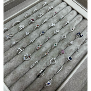 kit 16 anéis bahhados prata velha 925 aleatórios em Oferta na Shopee