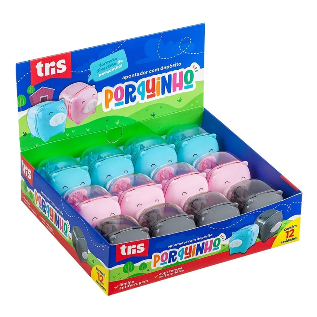 Apontador Porquinho Tris: Onde Comprar | BuscaProdutos