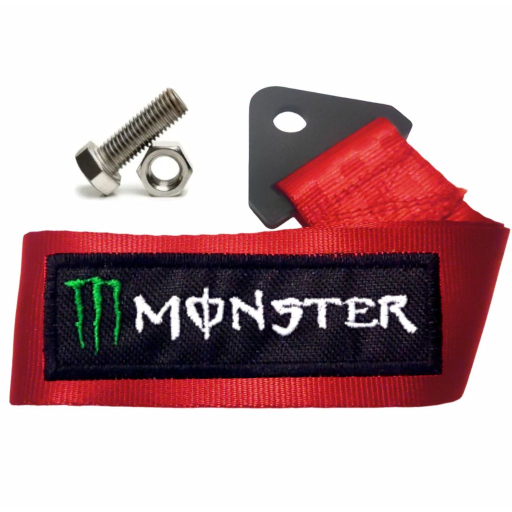 Tow Strap Personalizada Monster Cinta De Reboque Bordado 14 Cores Diferentes em Oferta na Shopee