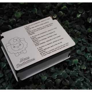 Porta meus recitativos eu sou um cordeirinho ccb em Oferta na Shopee