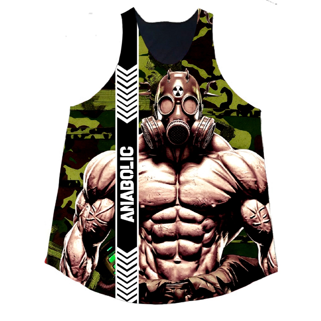 Regata cavada masculina treino musculação academia anabolic art1