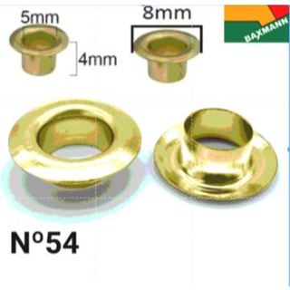 Ilhós N.54 100 unidades - Ideal para Artesanato (Apenas iIlhós) em Oferta na Shopee