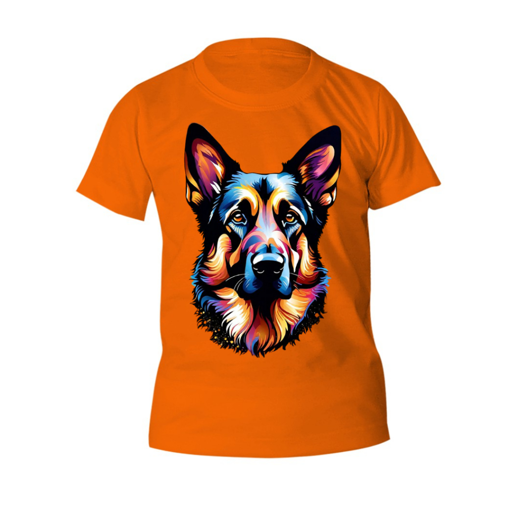 Camiseta Pastor Alemão Blusa unissex Dog Diversas Cores 100% Algodão Envio Imediato