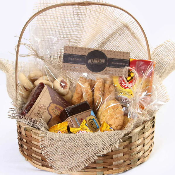 6 Cesta de Bambu 30cm Páscoa Natal cesta de chocolates