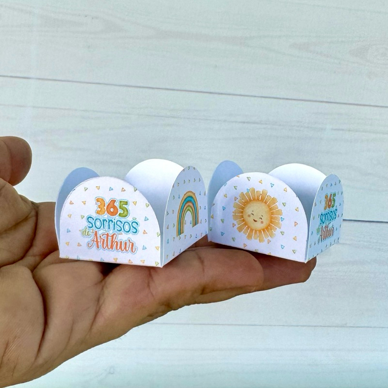 Forminhas para Doces Personalizadas 365 Sorrisos | Brigadeiro | Festa Aniversário Infantil