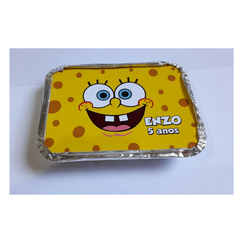Marmitinha Personalizada Bob Esponja Festa Marmitinha lembrancinhas decoração, festas e aniversários