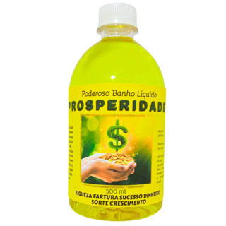 Banho Prosperidade - 500 ML - Liquido Poderoso Riqueza Fartura Sucesso em Oferta na Shopee