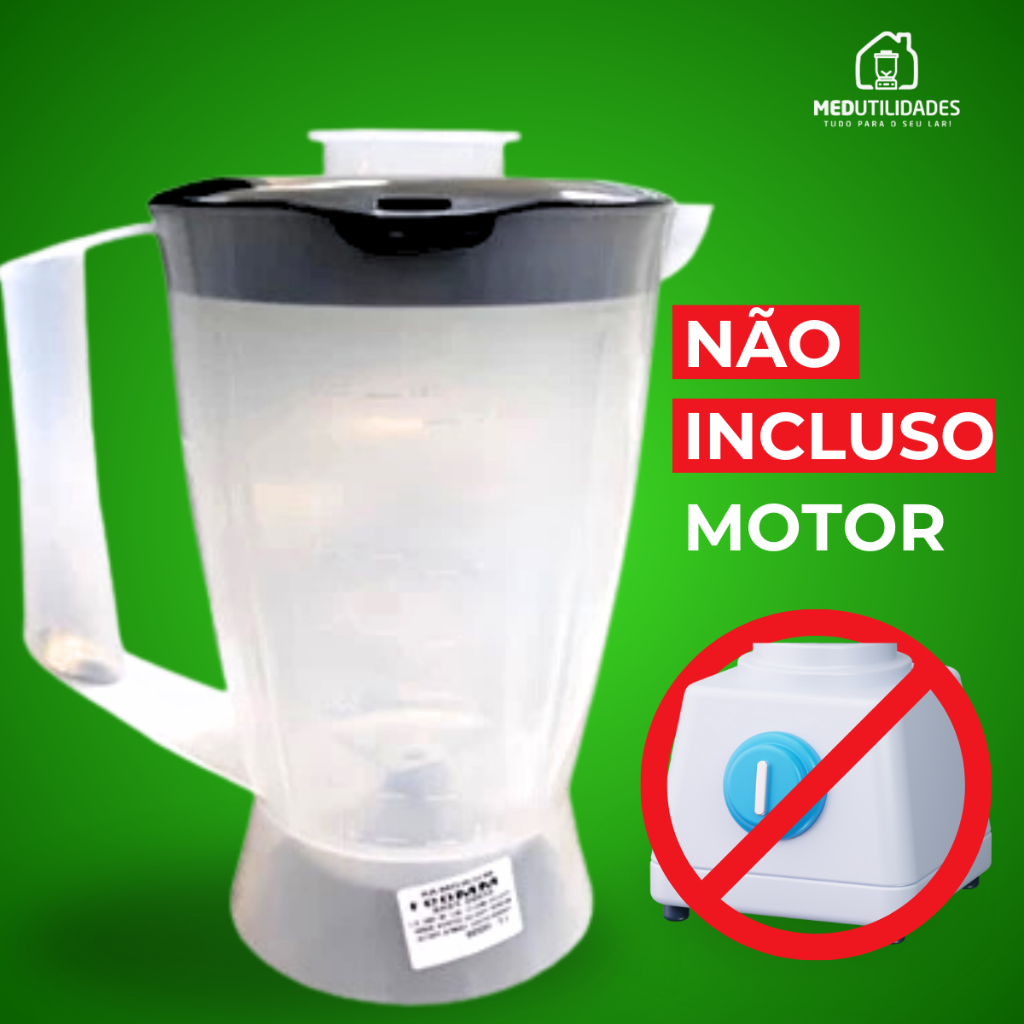 Copo de Liquidificador  serve para Philco all in one base Menor Translúcido