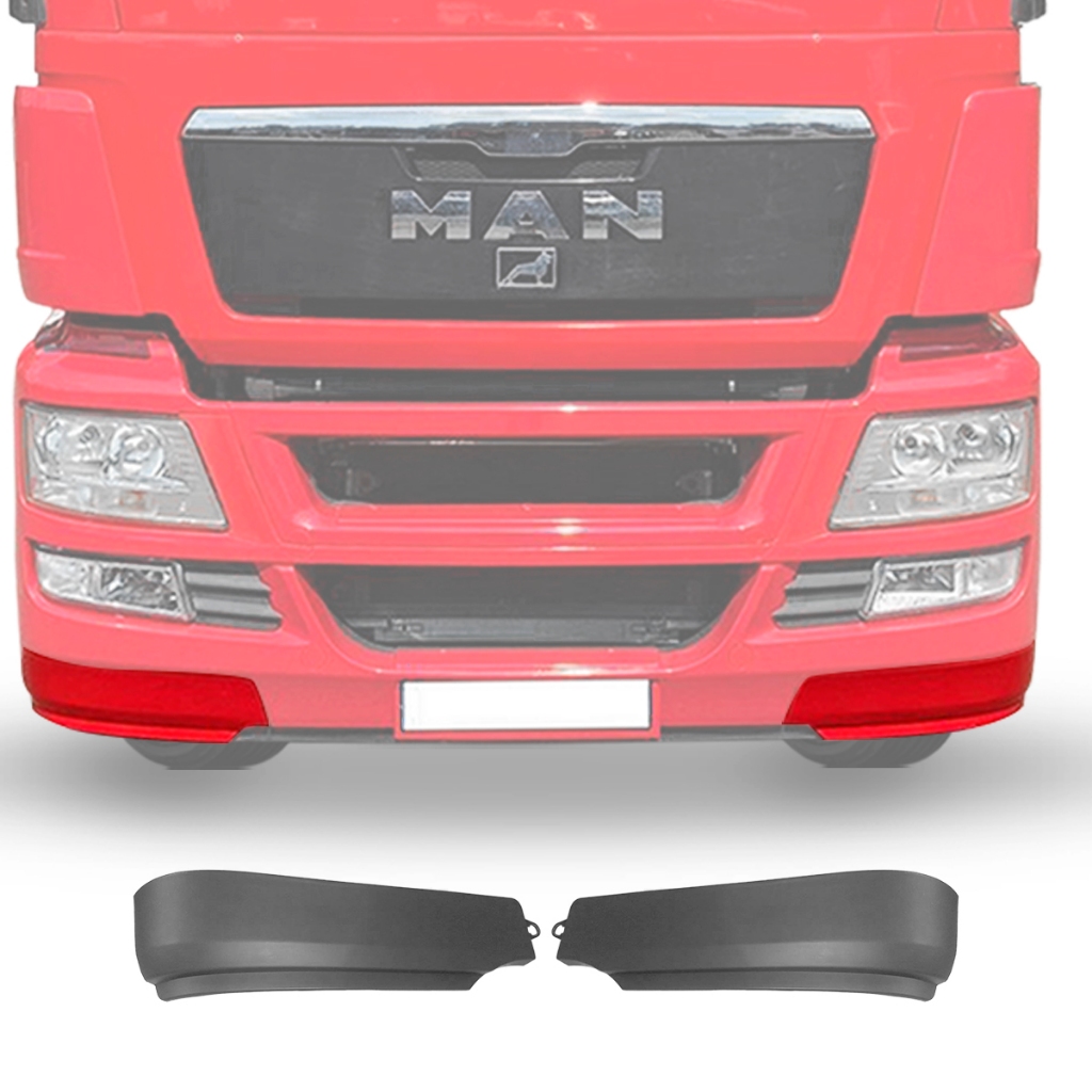 Ponteira Spoiler Para-choque Compatível Man Tgx 28440 29440 33440 em Oferta na Shopee