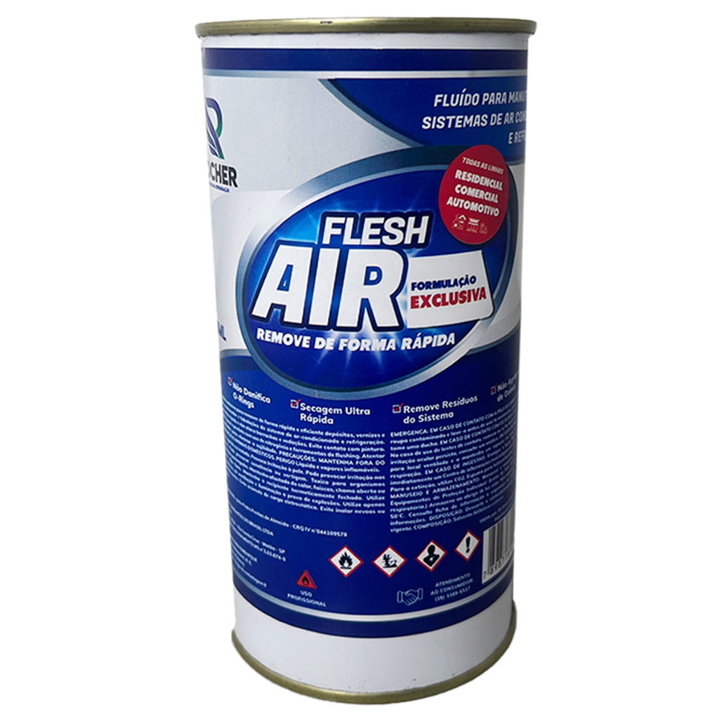 Fluído Para Limpeza De Sistemas De Refrigeração Ar Condicionado 500ml Substituto