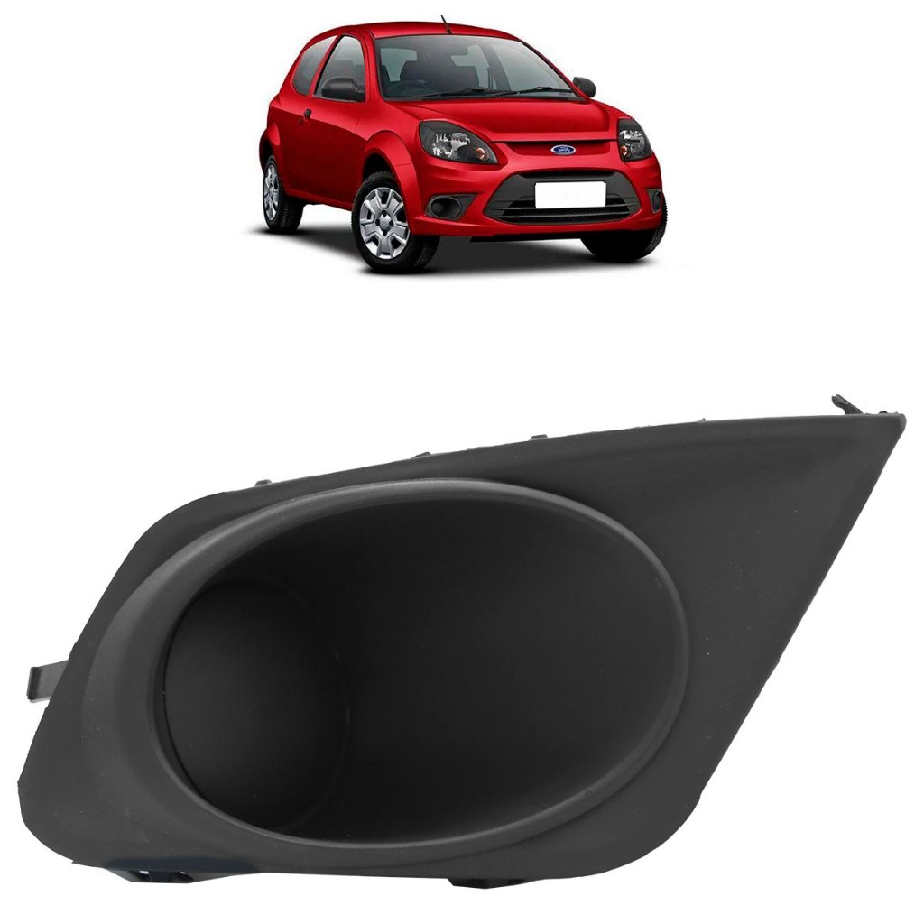 Moldura Grade Farol Milha Ka 2012 2013 2014 Sem Furo - Spare Parts and Accessories for Vehicles