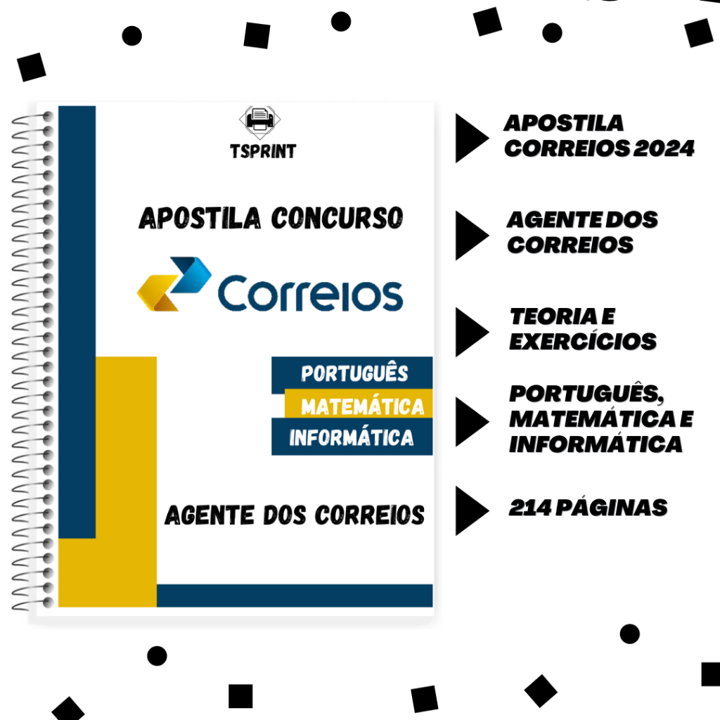 Imagem Apostila Concurso Correios 2024 Oficial - Criado Pela Banca