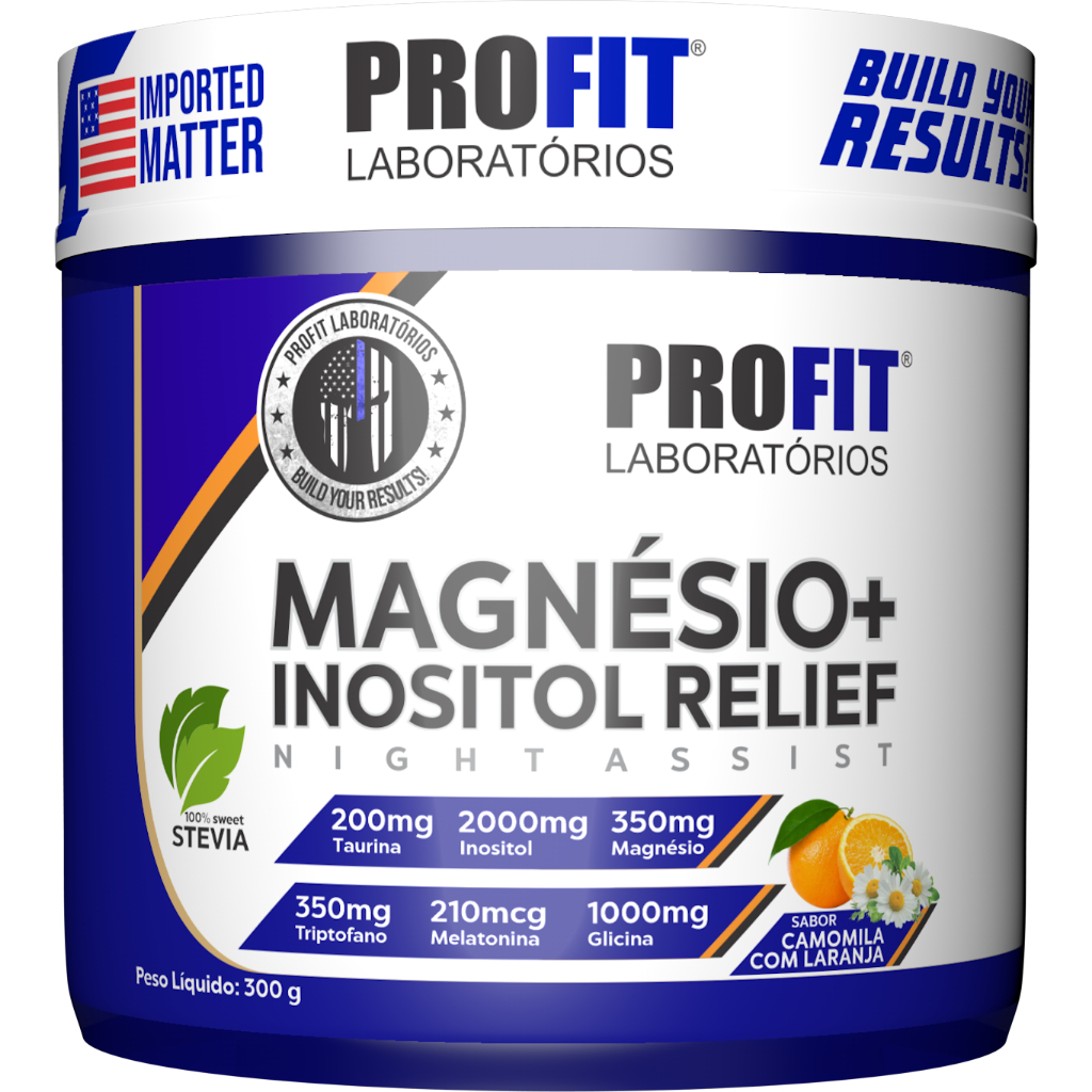 Magnésio + Inositol Relief Pote 300g - Profit Labs