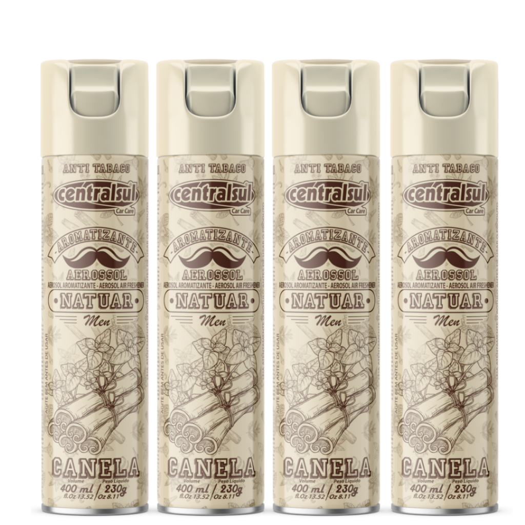 4 Anti Tabaco Aromatizante Canela Elimina Odores De Cigarro