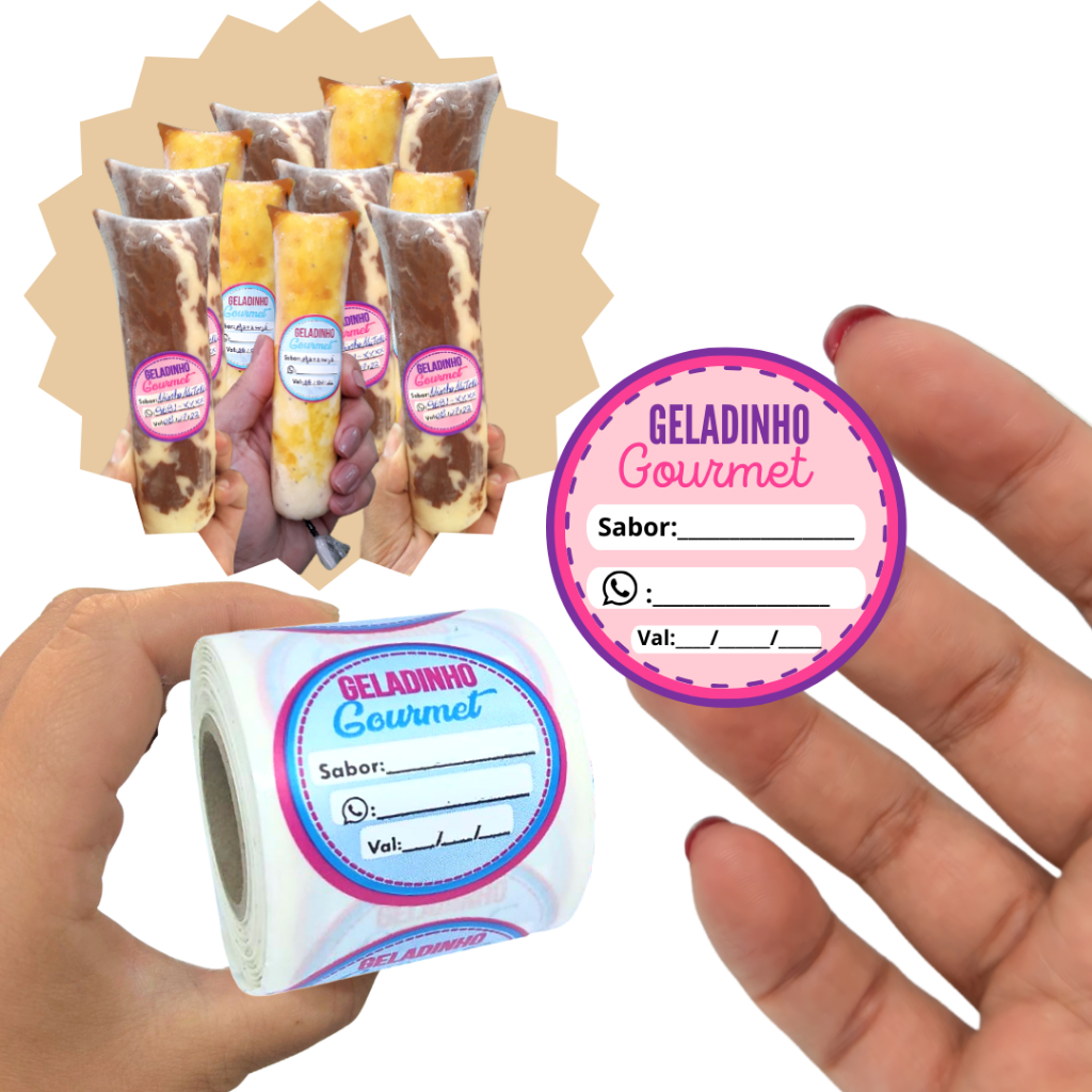 Adesivo para Geladinho: Onde Comprar | BuscaProdutos
