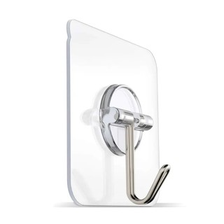 Kit 10 gancho adesivo super resistente organização suporte transparente ganchos parede cozinha, banheiro e escritório