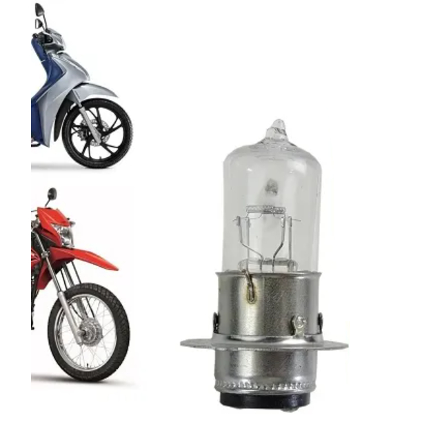 Lâmpada Farol M5 Biz Pop Nxr Bros 100 110 125 150 Crypton 115 Importado TL001-2 Tmac — imagem 2 de 2