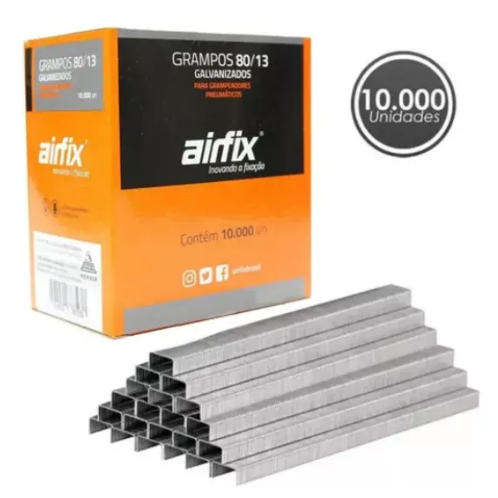 Grampo 8013 Airfix Caixa Com 10.000 Unidades