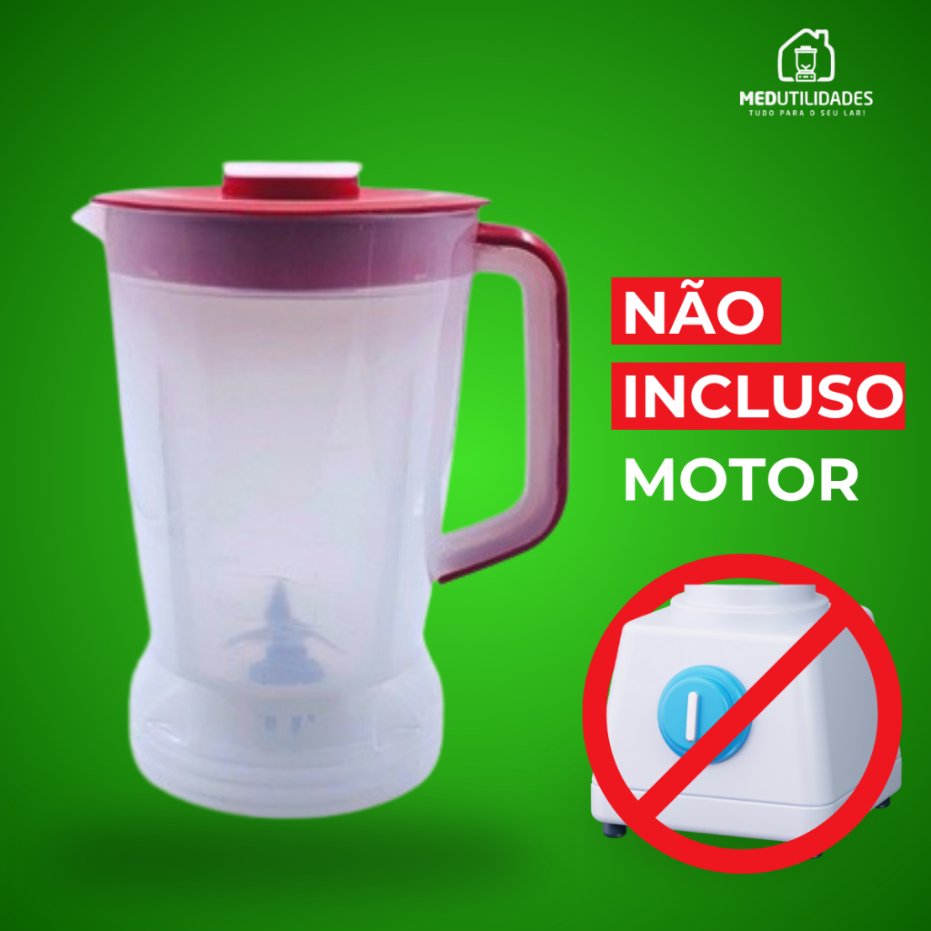 Copo Serve P/ Liquidificador para Arno Power Max 1000W/ Power Max 700/ Arno Mult Chef 600W