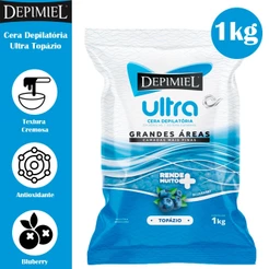 Depimiel Cera Depilatória Granulada Topázio 1kg