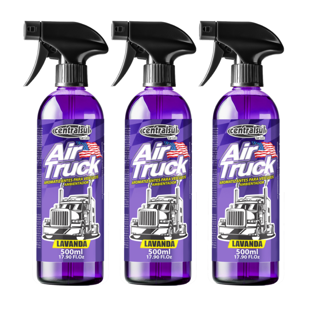 3 Aromatizante Air Truck Lavanda Centralsul 500ml