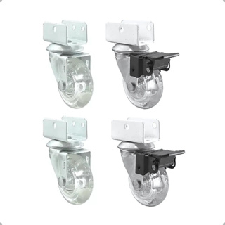 Kit com 4 Rodinhas de Silicone Anti-Risco Chapa U 15mm para Móveis-Mobilidade Suave em Oferta na Shopee