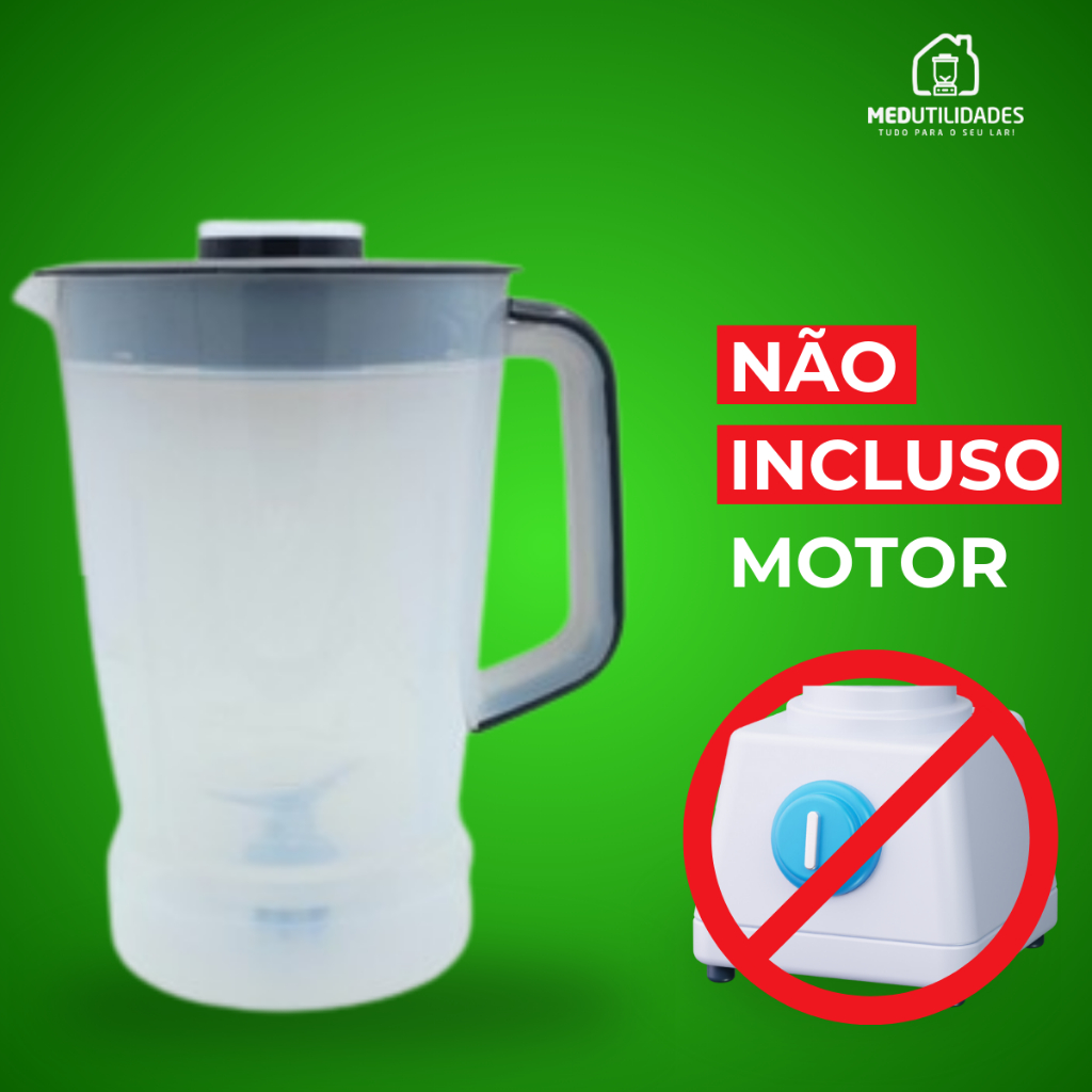 Copo Serve P/ Liquidificador para Philco MultiprocessadorPMP1500 TURBO/ PMP1550 PRO TURBO 900W