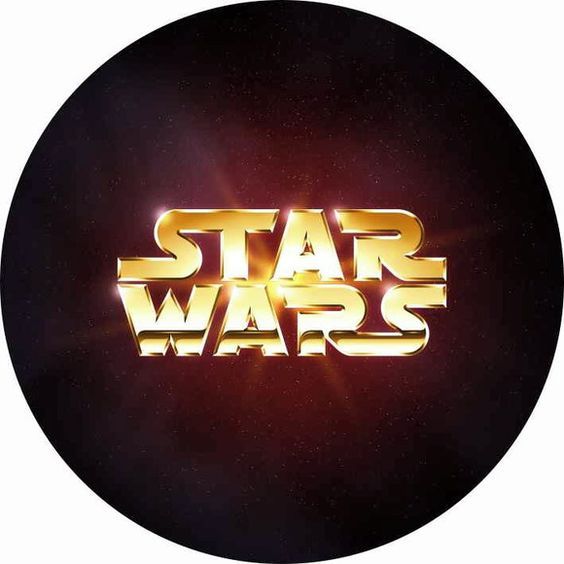 Painel Redondo em Tecido c/Elástico Star Wars 150x150 em Oferta na Shopee