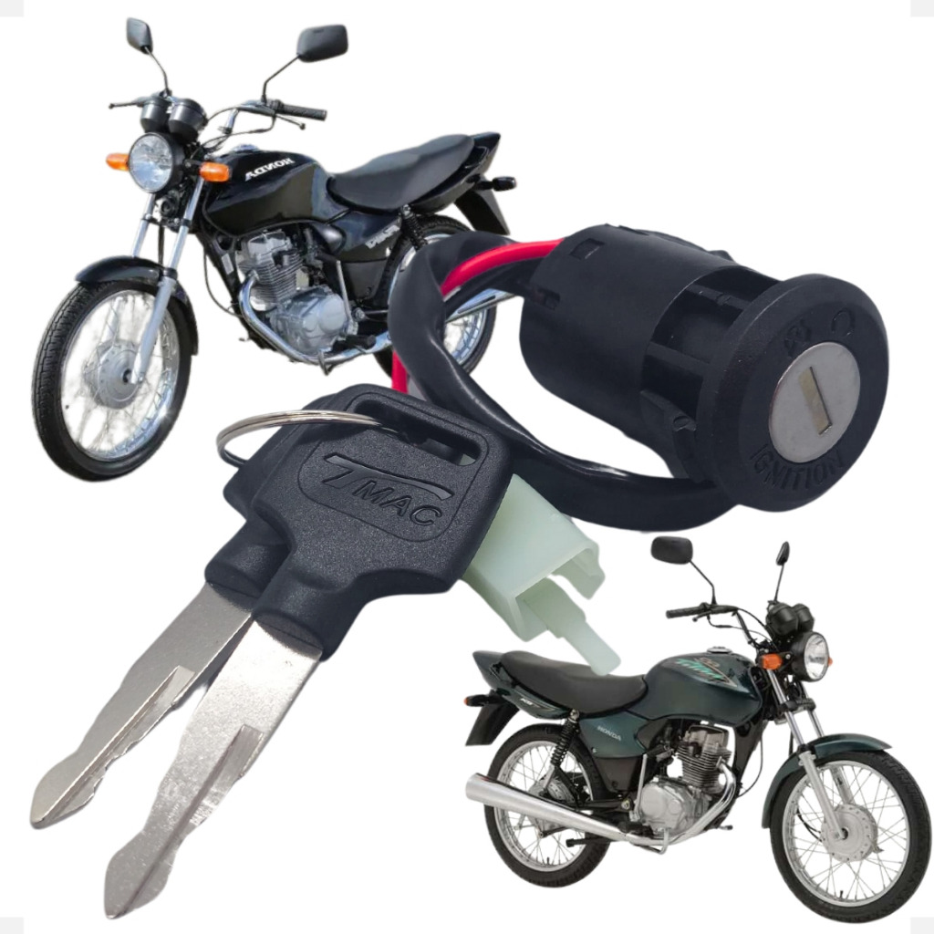 Chave De Ignição Para Honda Cg 125 Titan 2002 2003 Da Pra Cg125 Fan 2005 2006 2007 2008