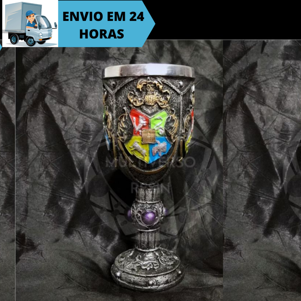 Cálice/Taça Harry Potter 4 Escolas 3D Resina Mais Barato em Oferta na Shopee