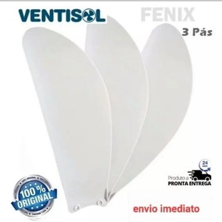 Hélice kit com 3 Pás para Ventilador de Teto VENTISOL