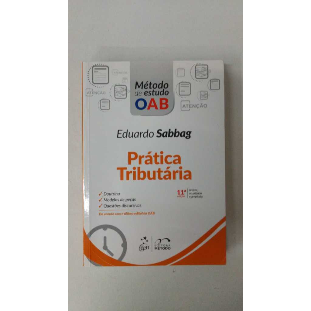 Livro Prática Tributária Oab Editora Método 11162