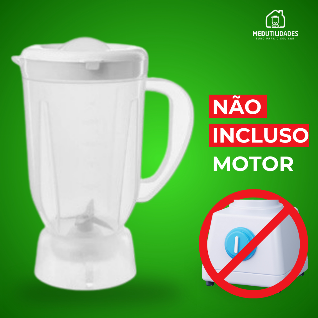 Copo de liquidificador serve para Faet Shake Sield Toplik translúcido