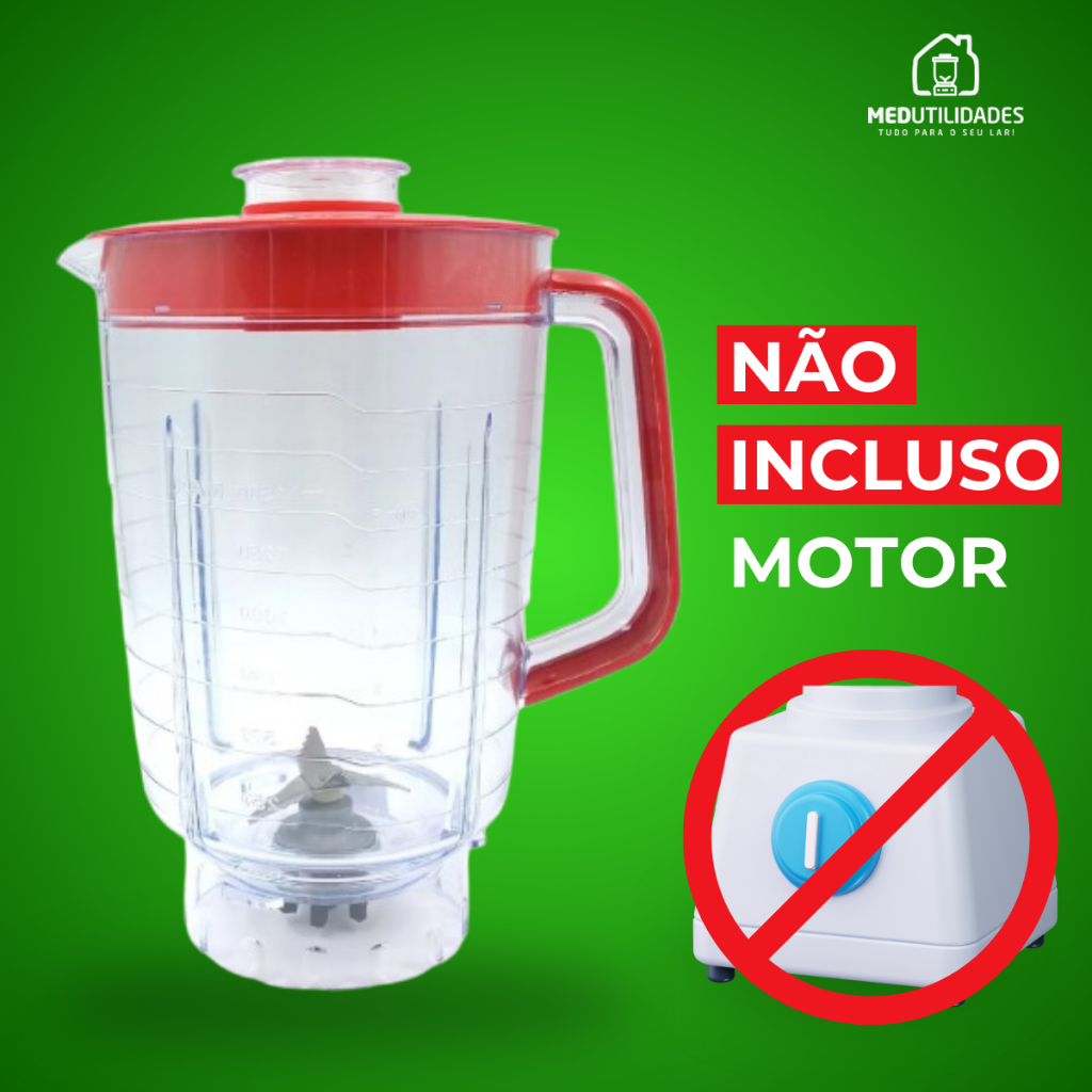Copo serve para Liquidificador Oster OLIQ 501-500 520-521 Sangel