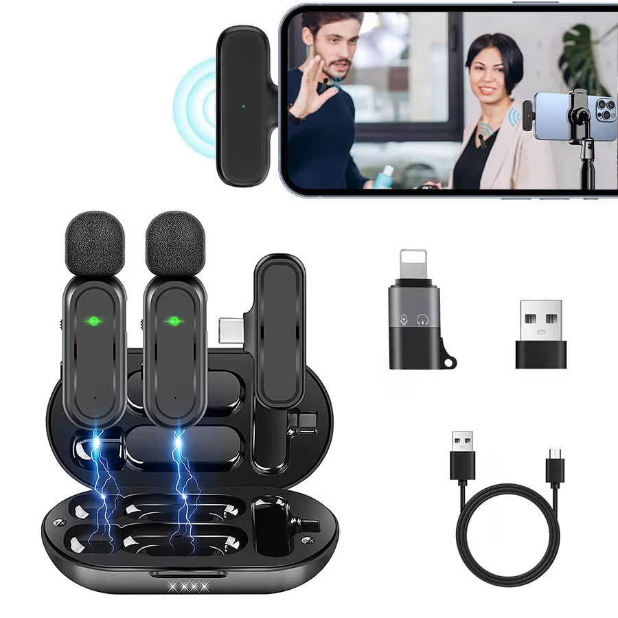 Microfone de lapela sem fio, Profissional  de Blogueiros  K61 - Altomex