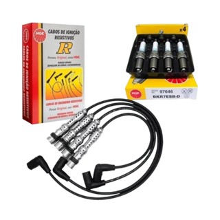 Kit Vela E Cabo Vela Ignição Gol G4 G5 1.0 1.6 2001 A 2017 em Oferta na Shopee