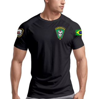 Camiseta Dry Fit Original Masculina Comandos Muscle Fit